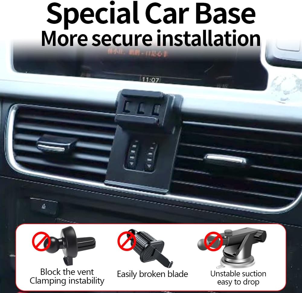 Car Phone Holder for 2009-2016 Audi A4 A5 S4 S5 RS4 RS5 allroad Auto Accessories Navigation Bracket Interior Decoration Dashboard Cell Mobile Phone Mount Holders case Accessory