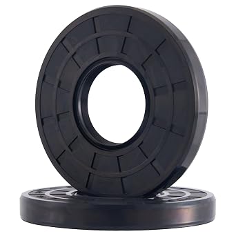 ختم عمود زيت XiKe ، أختام الشفاه ، TC 30x55x8mm غطاء مطاط النتريل شفة مزدوجة مع زنبرك ، أختام زيتية لأعمدة تحمل ، أعمدة دوارة ، إلخ ، حزمة سوداء من 2
