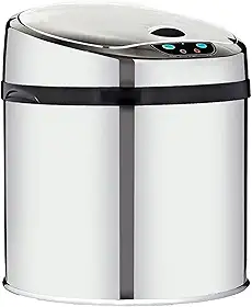 Lixeira Automática Inox 6 Litros Premium Sensor Banheiro Kzi
