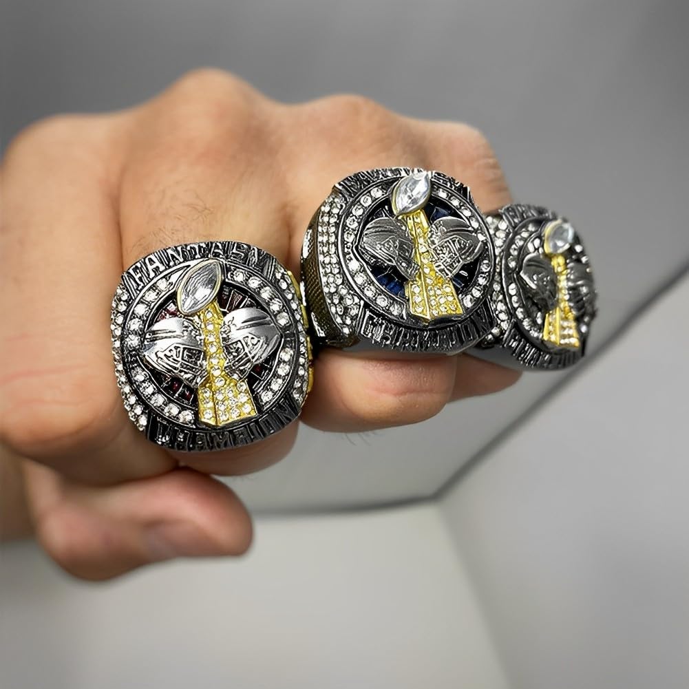 Model z gry, Champions Ring Heavy Loops Nachbildung Beste Geschenke Vater Alumni Freunde