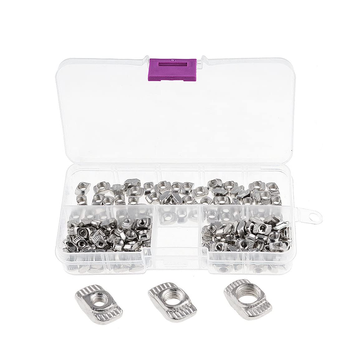 T Track Sliding Nut,65/150/160 T-Nut Set，Hammer Head Kit，Connector Nickel Plated for 20 Series Aluminium Profile Accessories Hammer(160pcs)