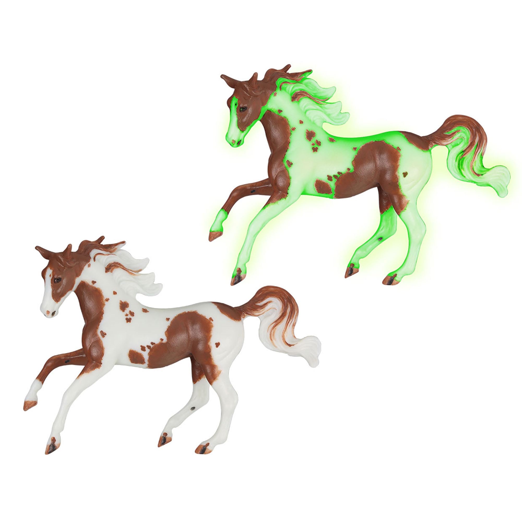 Breyer Horses Stablemates Paint & Play Glow in The Dark| 5 Piece Set | 1:32 Scale | Model #B-CR-10375