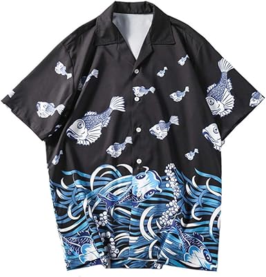 Camisa estampado japones Clearance