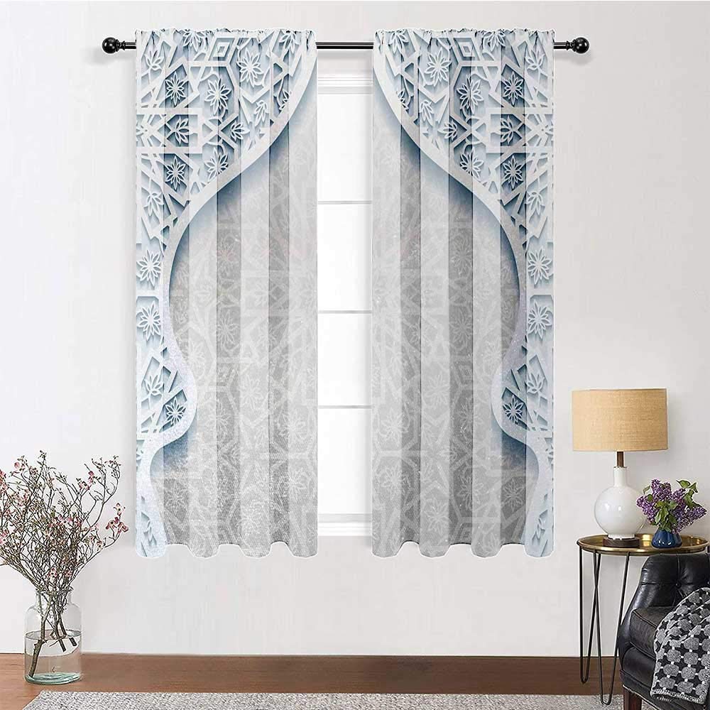 Arched French Door Curtains Curtains & Drapes