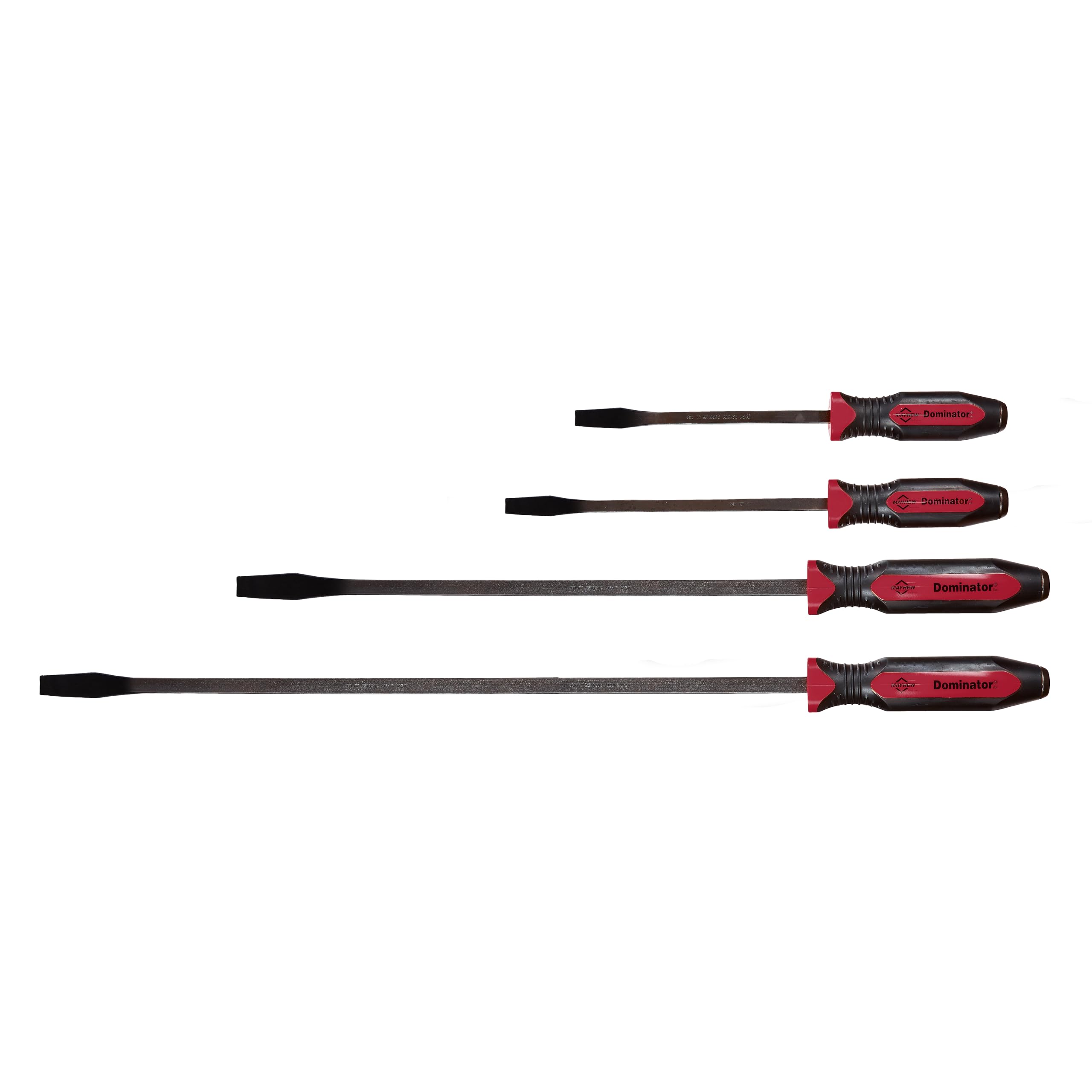 Mayhew Tools 14064 Dominator Pro Pry Bar, Red, 4-Piece