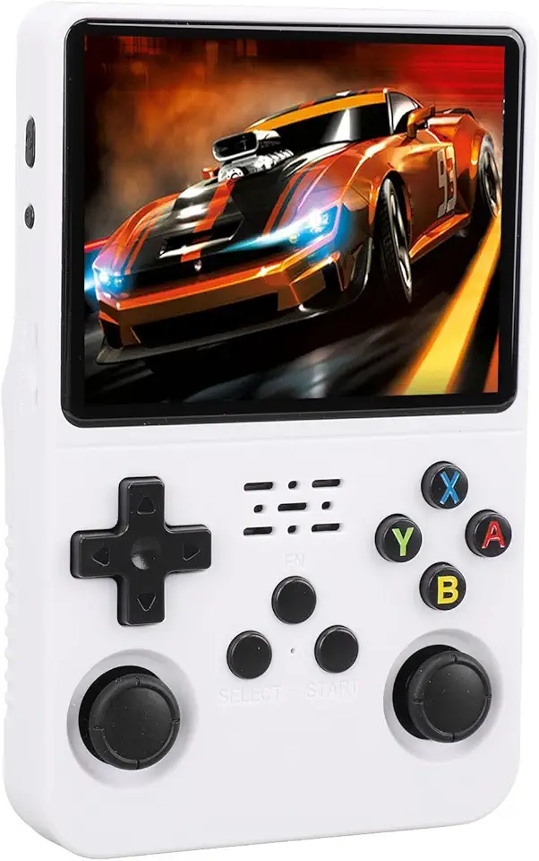 Generic Mini Console de Jogos, Console de Jogos Portátil, Resposta Rápida Ao Linux (Branco)