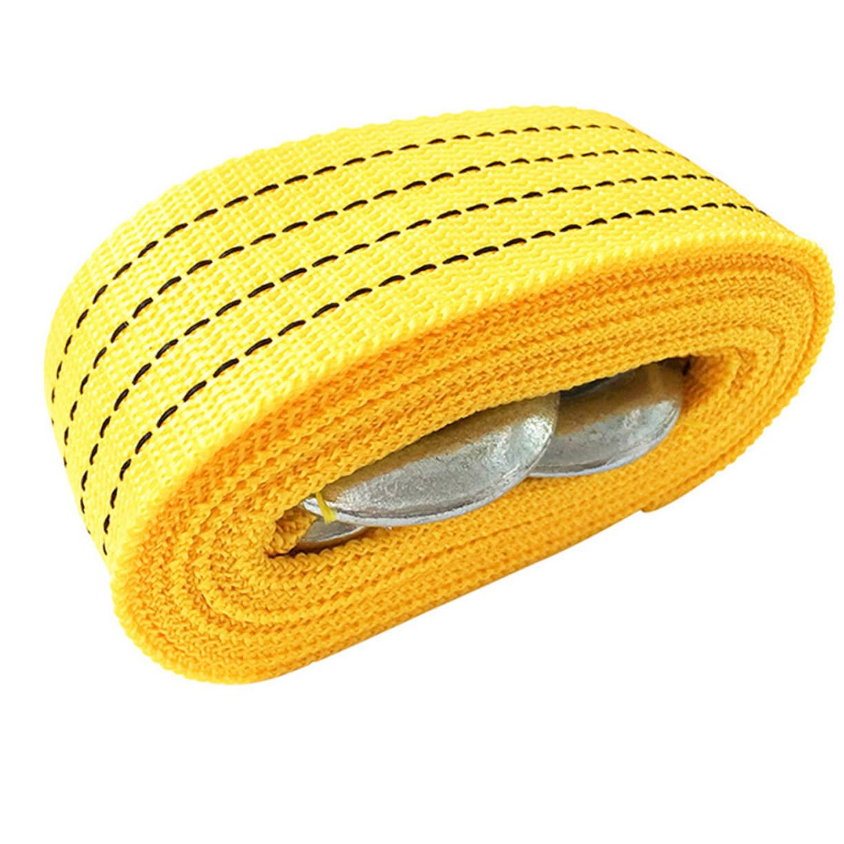 PRETYZOOM 2pc Car Winch Recovery Rope Nylon Trailer Towing Strap with Strong Hooks Sturdy Winch Ropes