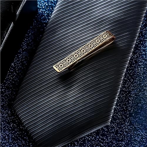 Pinza para corbata de acero inoxidable y barra de joyería formal 6