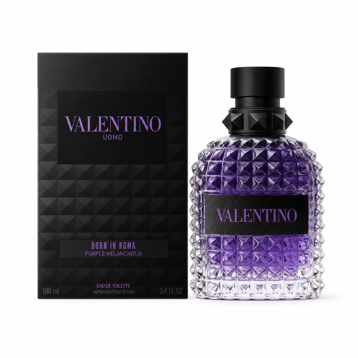 香水(ユニセックス) VALENTINO BORN IN ROMA PURPLE Valentino Born in Roma Uomo Purple Melancholia Eau de Toilette 3.4