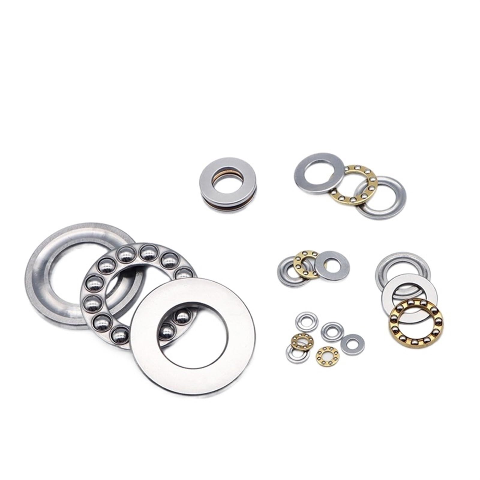 Micro Flat Thrust Ball Bearing F12-21M 12x21x5 Precision Bearings(10Pcs)