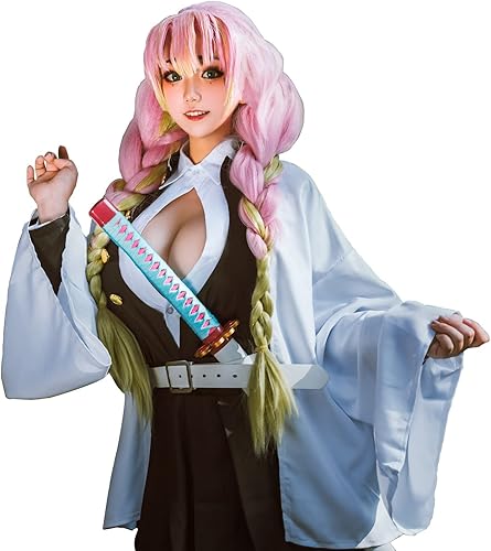 FCCAM Mitsuri - Disfraz de anime Tanjiro Zenitsu para adultos