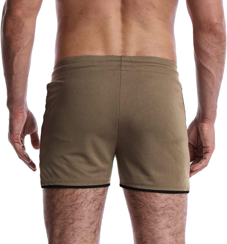 EVERWORTH Men's Workout Shorts Quick Dry Gym Shorts Bodybuilding Short Shorts, 4" Inseam Lightweight Mesh Yoga Running Shorts - Image 2