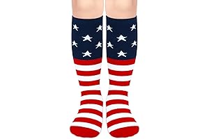 Toddler Soccer Socks with American Flag Design