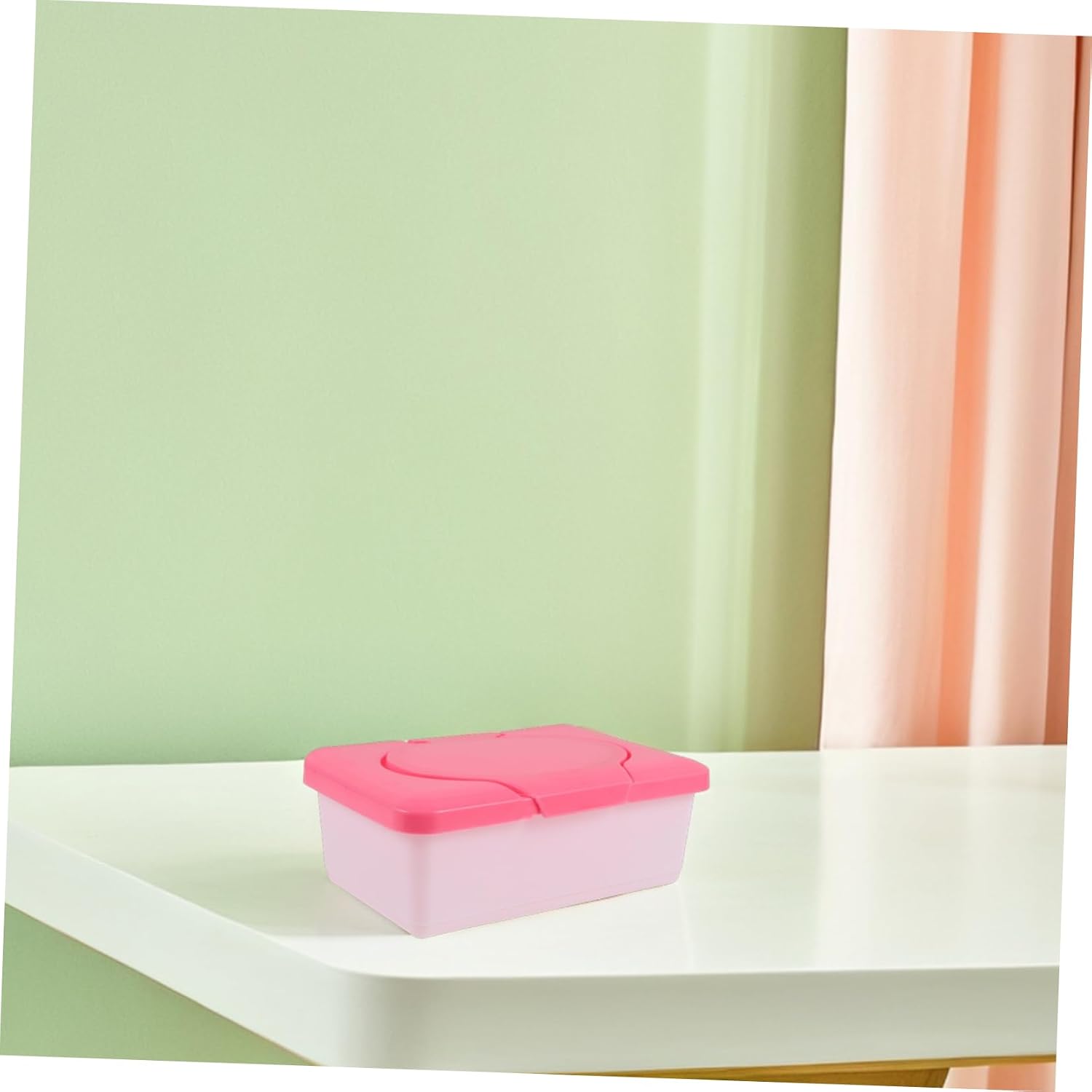 Diaper Wipes Holder Refillable Storage Box for Baby Kitchen Wipes Moisture Retention Easy to Clean Suitable for Travel