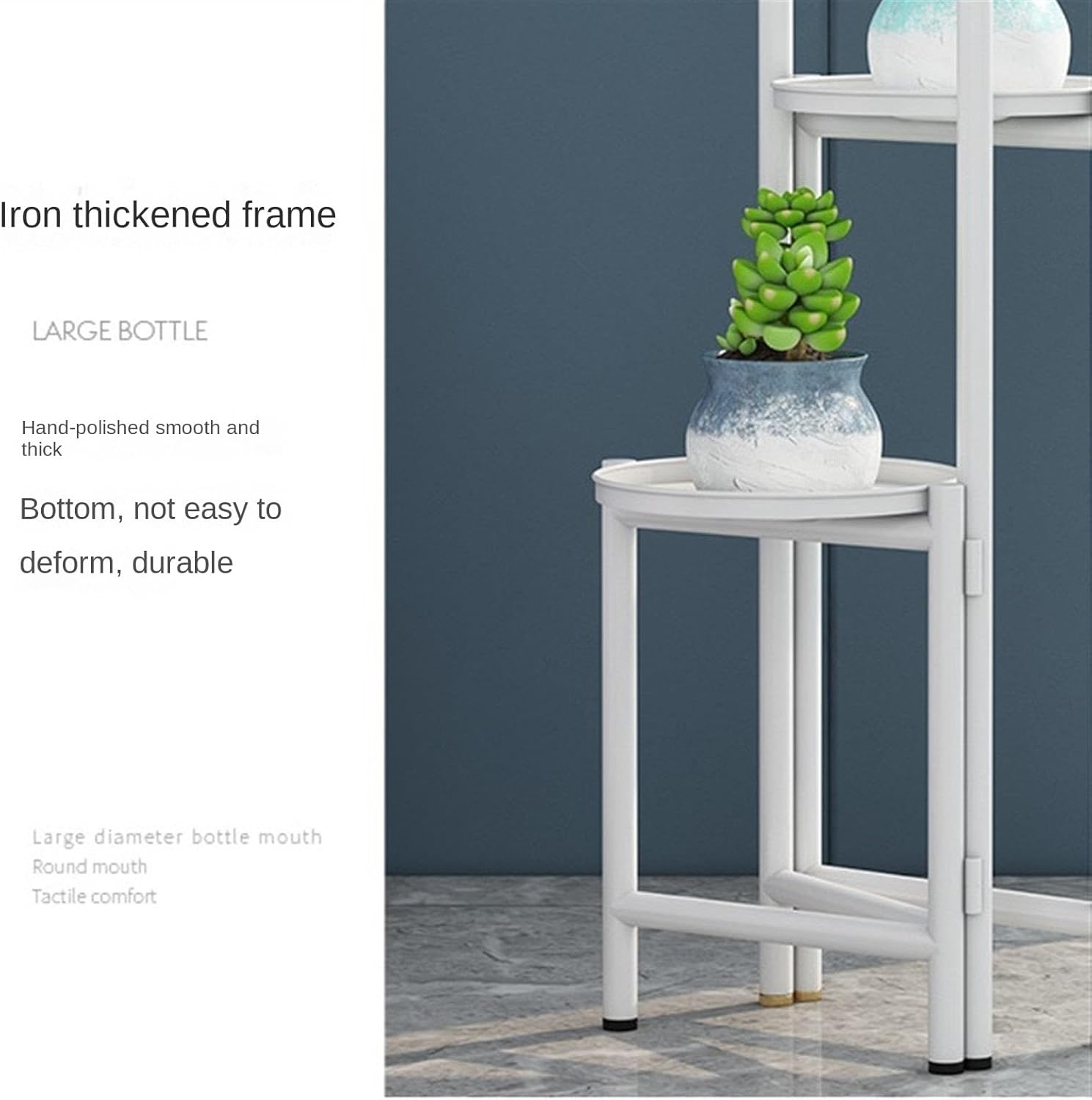 地中海 フラワースタンド 花台 プランター ベース 木製 植物 ラック