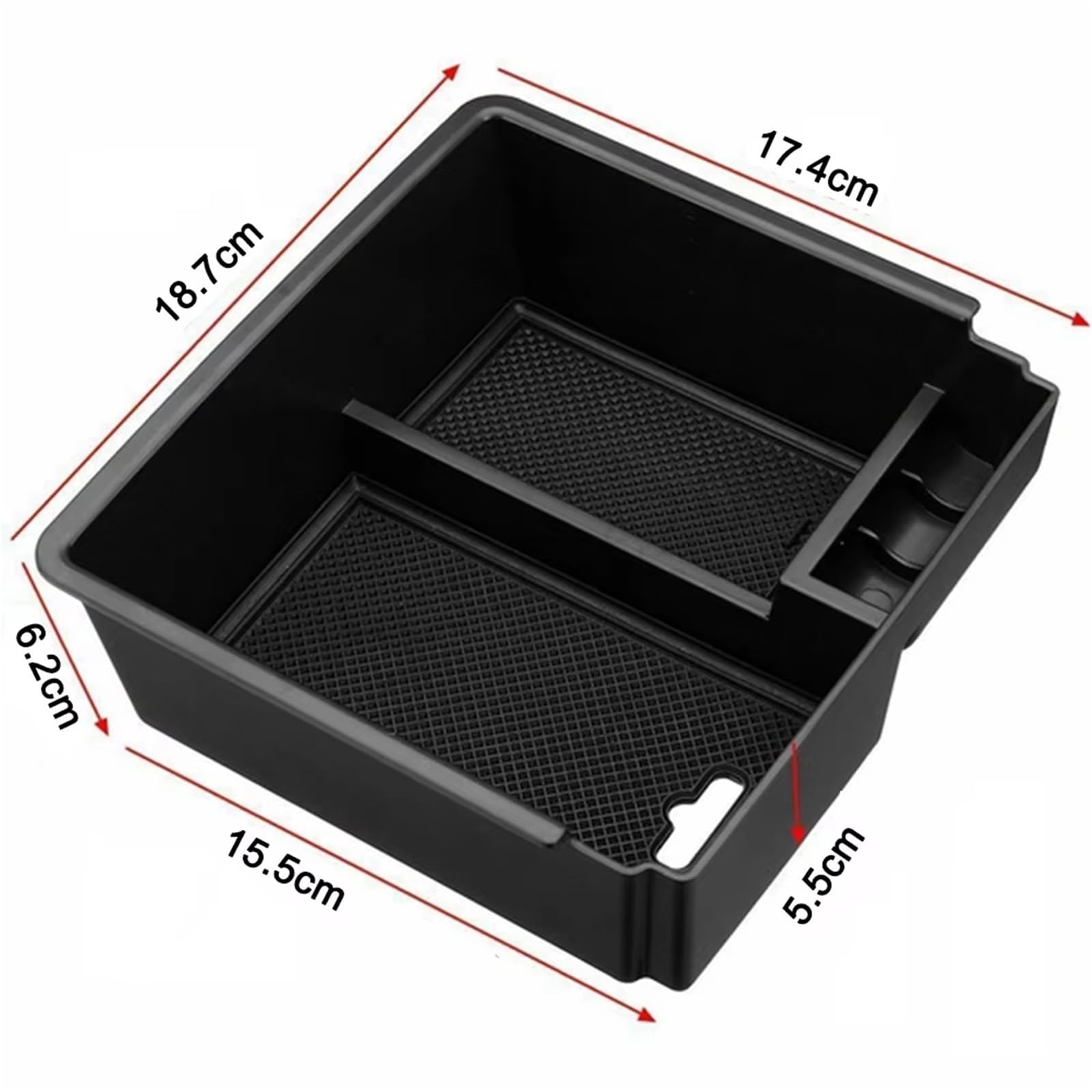 Handschuhfach Organizer Kompatibel Mit Ford Für Ranger T6 2018–2013 2012, Auto-Mittelkonsole, Armlehne, Aufbewahrungsbox, Organizer, Tablett, Behälter, Innenzubehör