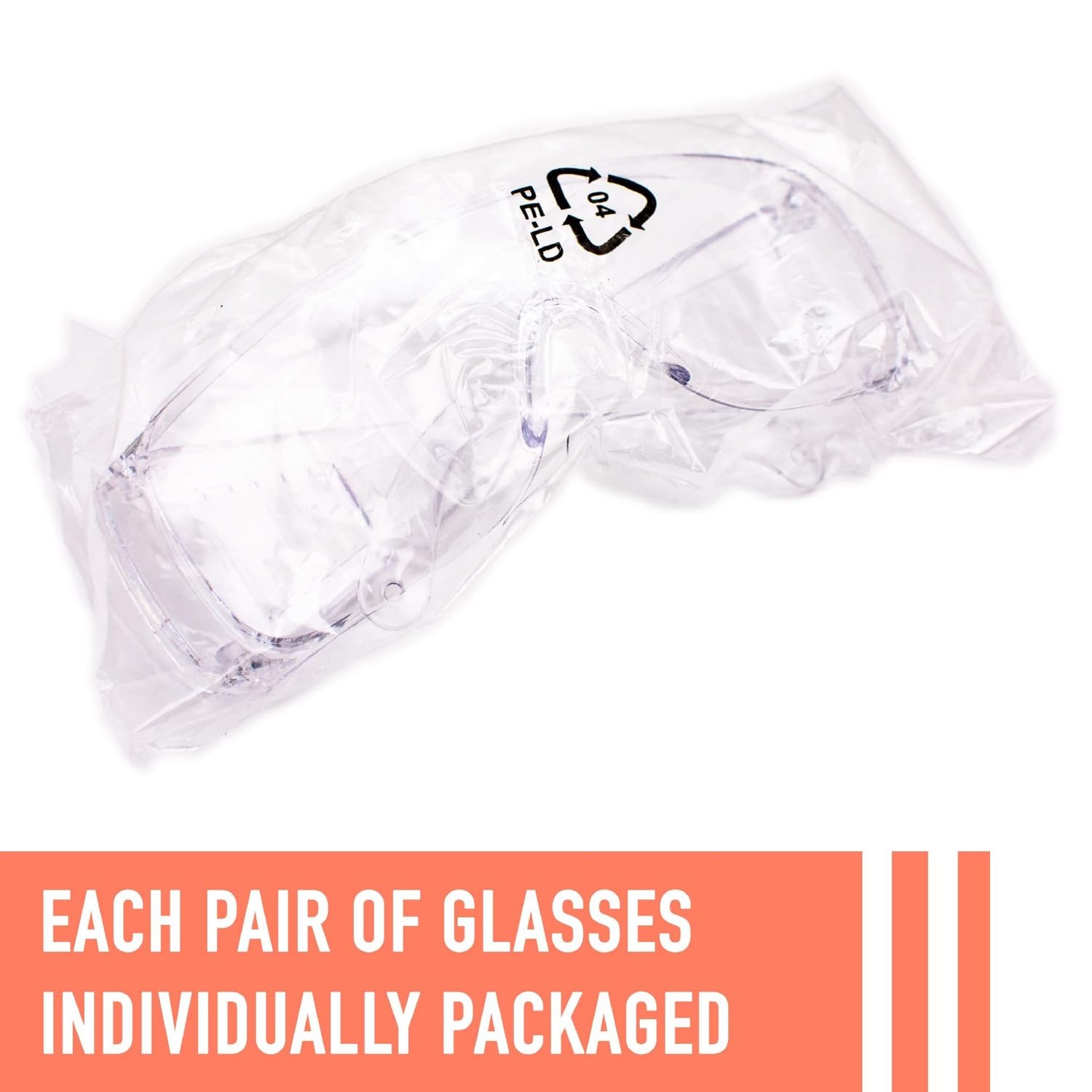 Aqulius Gafas de seguridad sobre gafas (antivaho y resistentes a los arañazos), protección ocular transparente - Gafas de seguridad OTG
