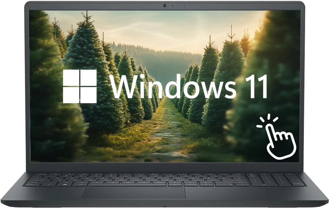Dell Touch Screen Business Laptop Computer, 15.6″ FHD Touchscreen Laptop 32GB RAM 1TB SSD, Intel Core i7 1355U Processor, Windows 11 Home Laptop, Numeric Keypad, Carbon Black