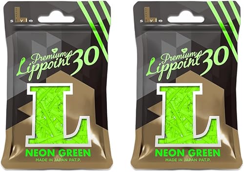 Miniatura 44 de Premium Lippoint Soft Tip Dart Points 2BA Thread 3 Lengths 30 & 60 Count Manzana 2-Tone