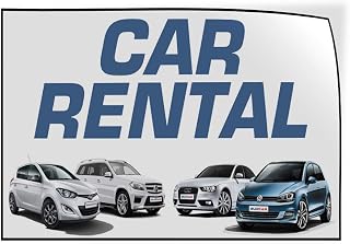 Decal Stickers Multiple Sizes Car Rental Auto Vehicle C Industrial Vinyl Safety Sign Label Business 24x18Inches