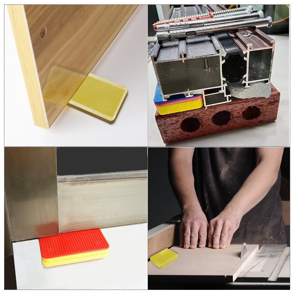 80 pezzi Spessori in plastica 40 x 60mm distanziatori per piastrelle cunei per piastrelle pavimento laminat spessori:2, 2.8, 3.5, 5, 10, 20 mm