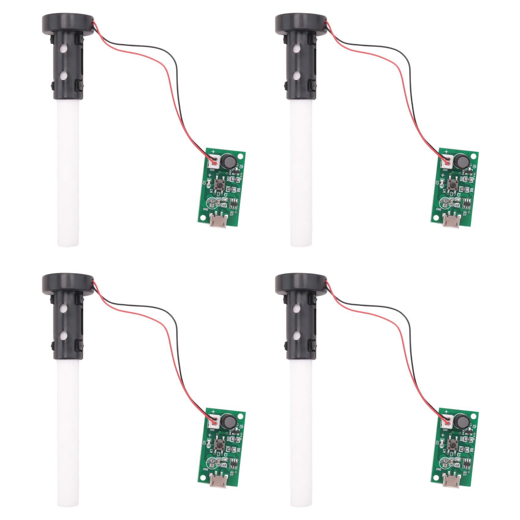 CTRLZS 4Pcs 20MM Ultrasonic Mist Maker Atomizer Transducer Atomizer Film Plate Accessories Humidifier Rubber Gasket