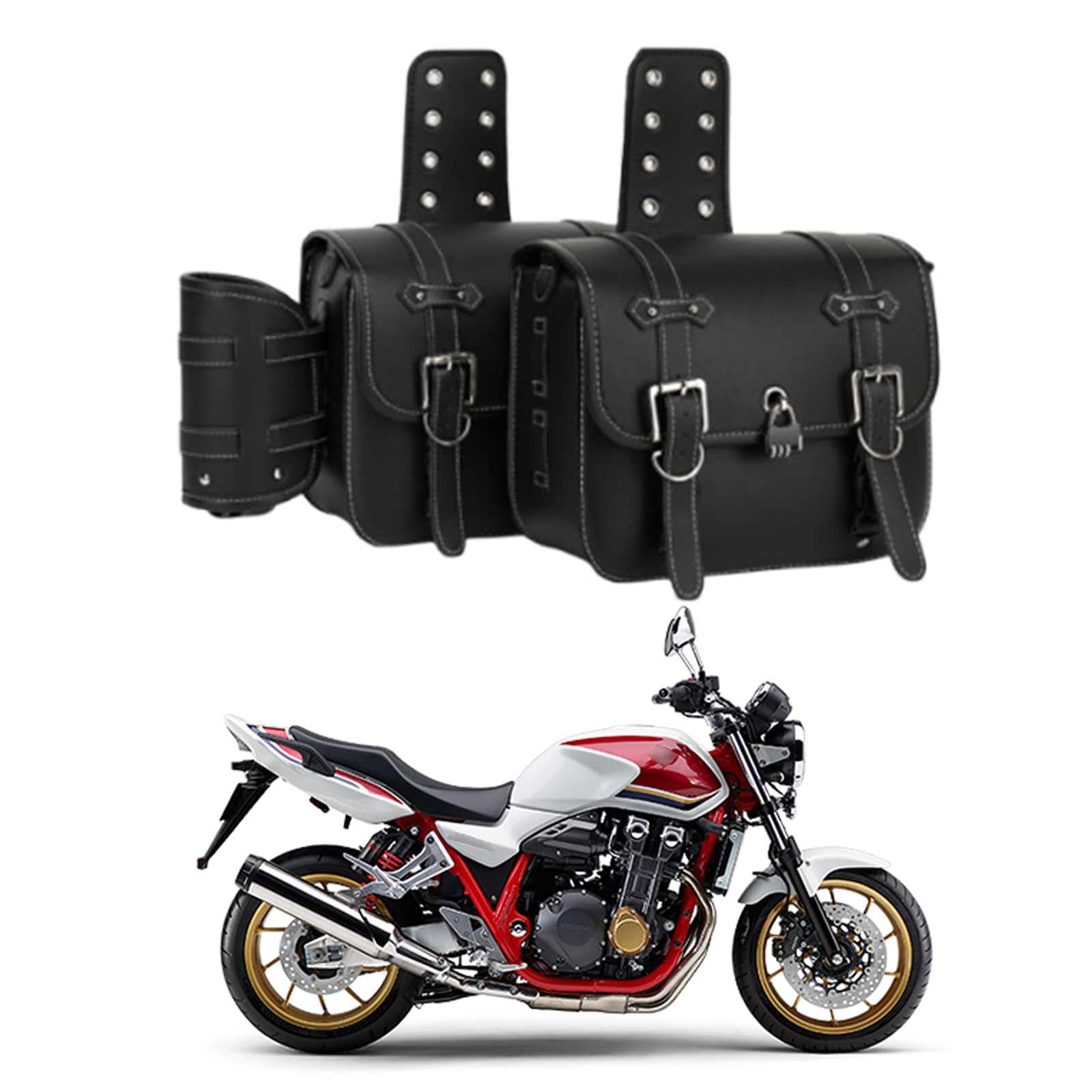 Amazon | バイク サイドバッグ に適用 ホンダ CB1300 スーパー