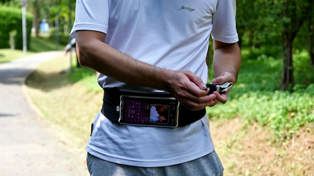 Marsupio Da Corsa Number-one Con 2 Borracce Da 175ml | Impermeabile | Per Smartphone