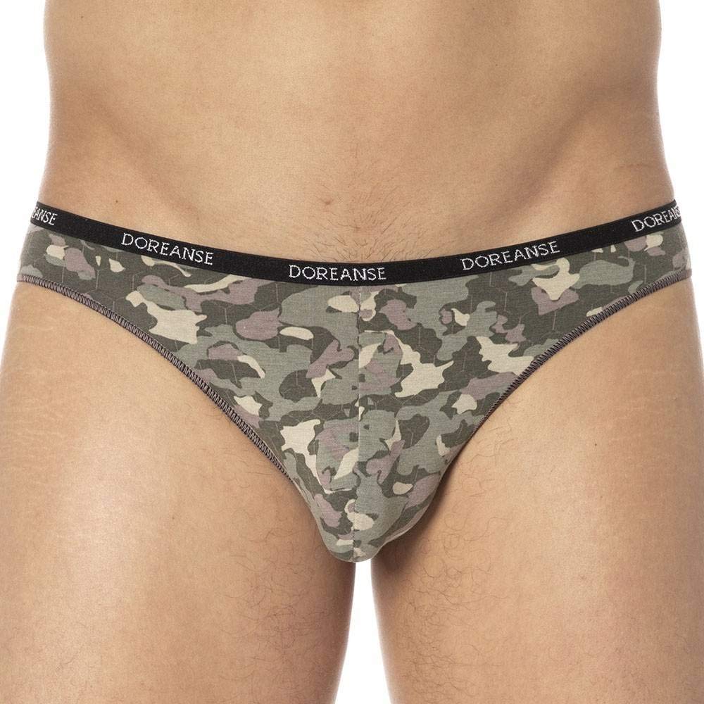 Doreanse Men's Camouflage 1335 Micro Brief (Camouflage/L)