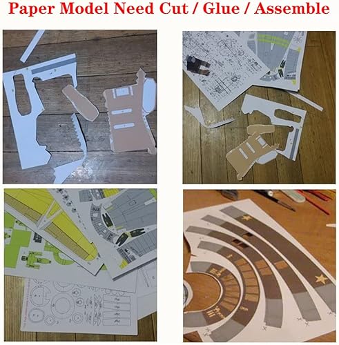 Miniatura 7 de 133 US F4U-1A Corsair - Kit de modelo de papel de combate basado en portador de Corsair, modelo de papel de bricolaje, colección militar hecha a mano