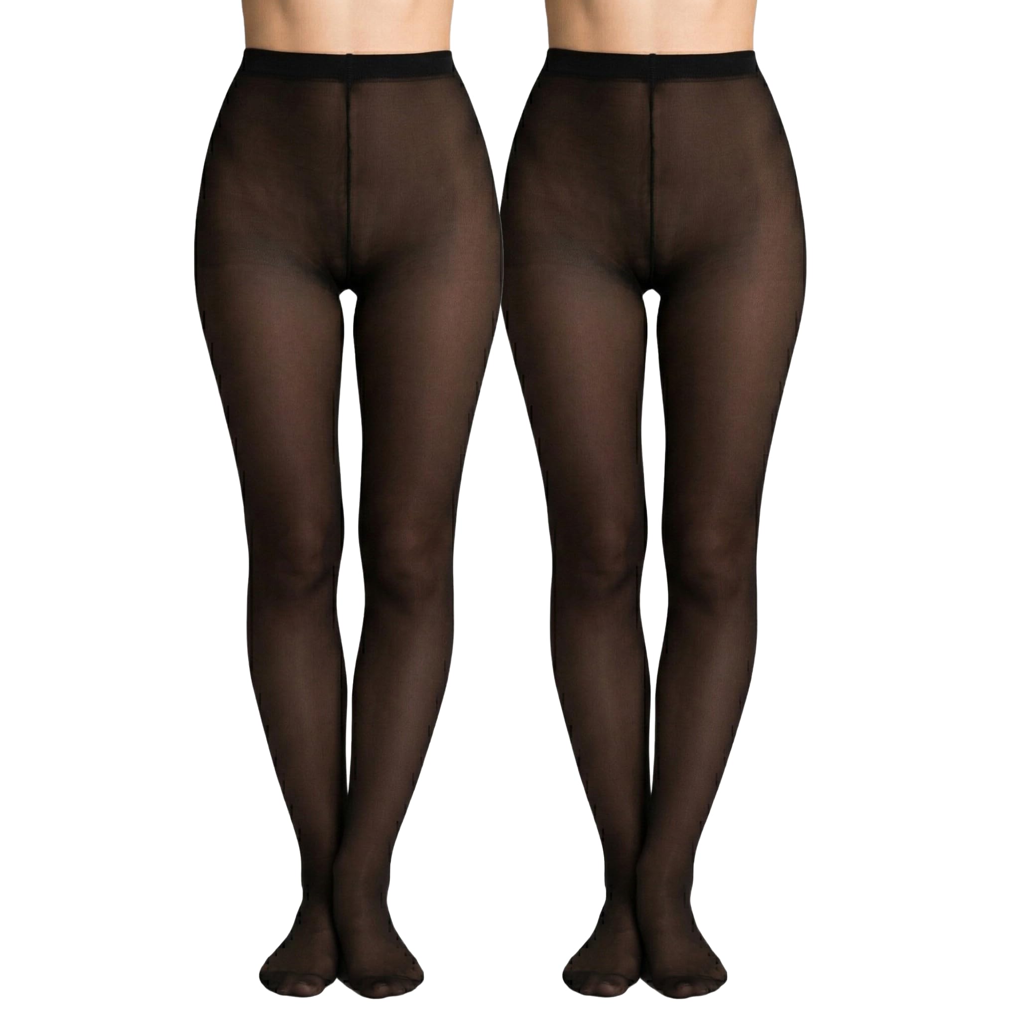 Bonjour Women's 40 Denier Opaque Tights 2 Pair Pack