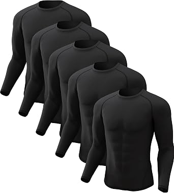 CL convallaria Compression Shirt Men Long Short Sleeve Workout Rash Guard