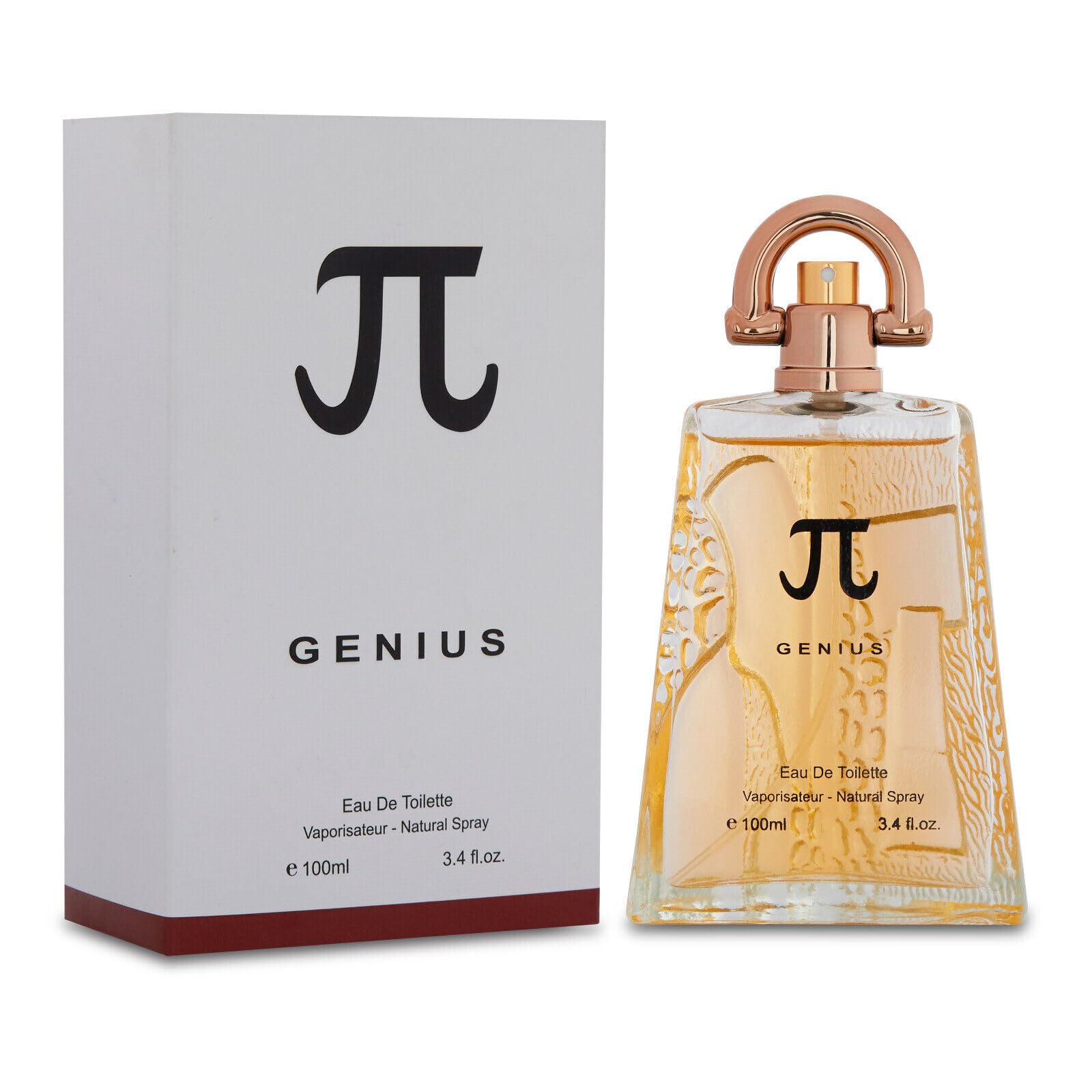 Amazon.com : PI GENIUS POUR HOMME 3.4 3.4 Oz EDT Spray Amber Woody