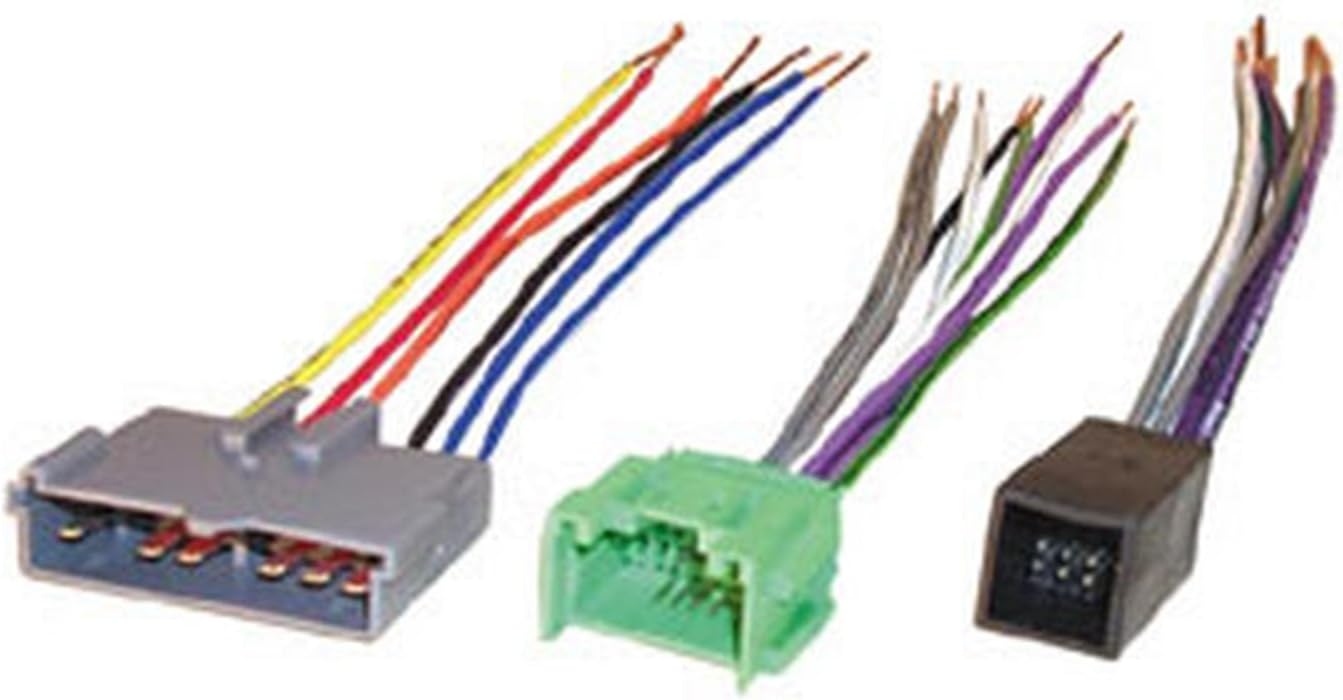 Scosche FDK10B Compatible with Select 1988-97 Ford/Lincoln/Mercury/Mazda Premium Sound Wire Harness / Connector; High level inputs,black