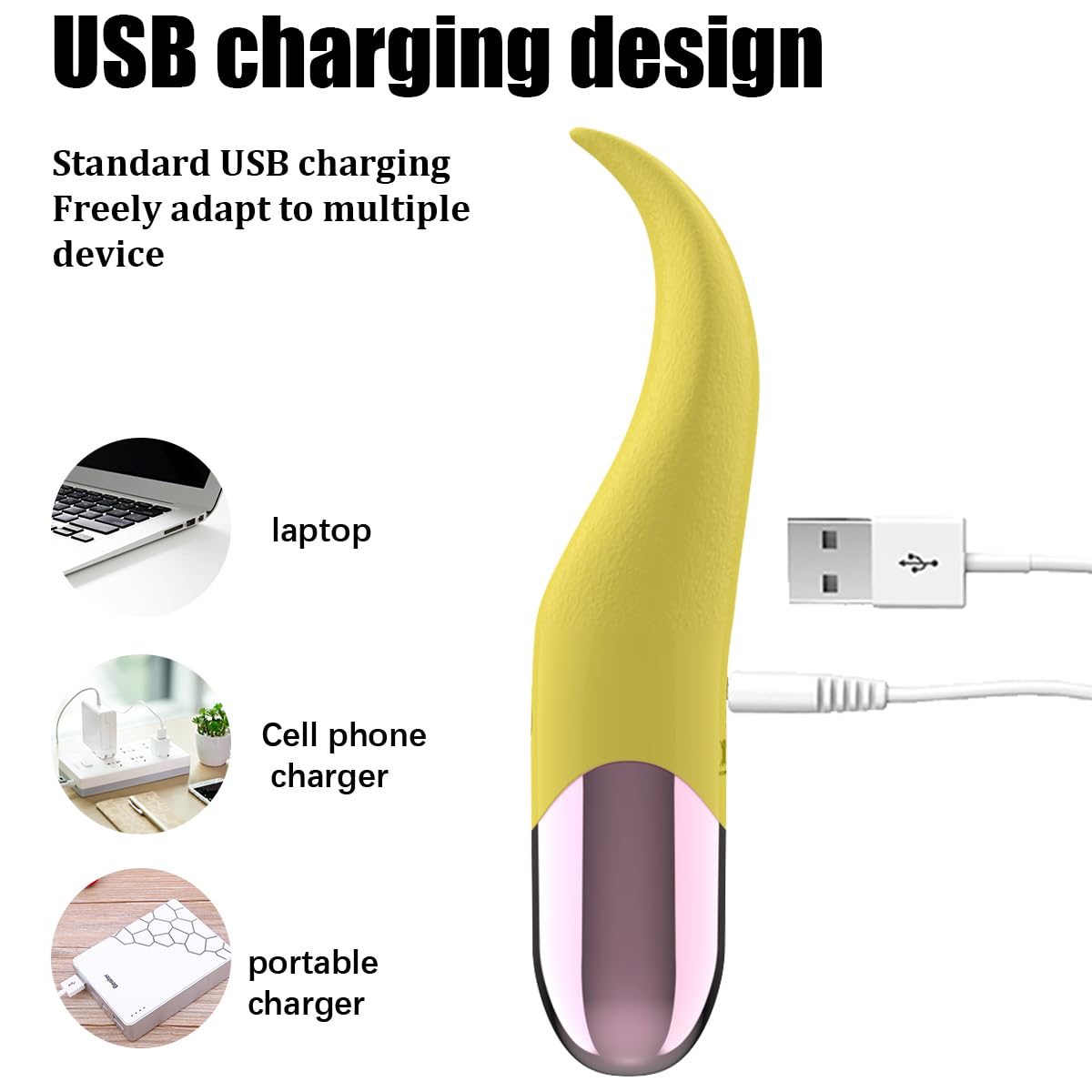 Amazon.com: Rose Toy Realistic Tongue Vibrator for Women Clitoral G Spot  Licking Stimulator Nipple Massage Butt Breast Vibrators with 10 Powerful  Vibration Modes Waterproof Rechargeable Adult Sex Toy (Yellow) : Health &