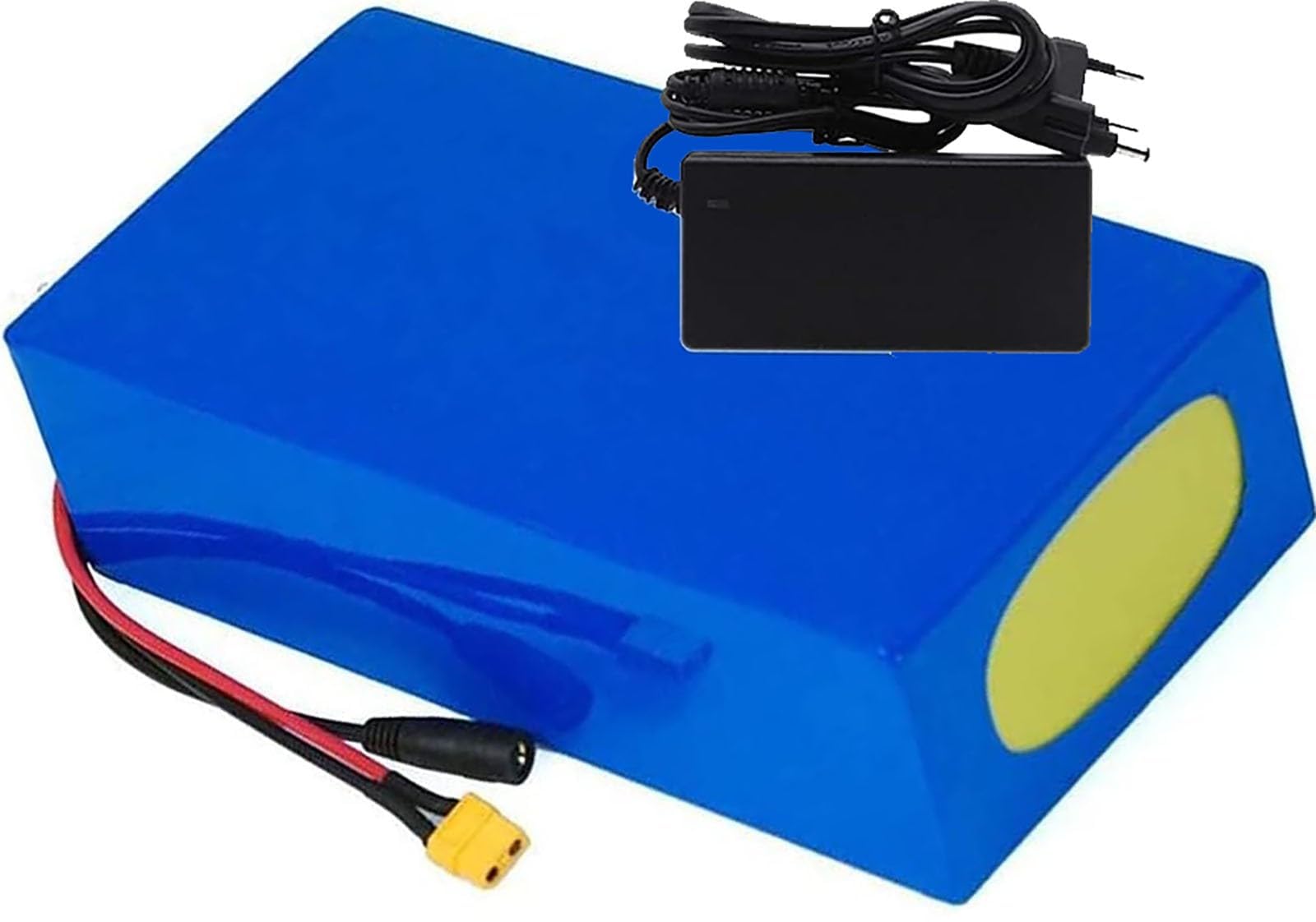 36V 30Ah Elektro Fahrrad Akku, Elektro-Roller Scooter 10S3P Battery Pack Built in 15a BMS mit Ladegerät wasserdichter PVC-Akku