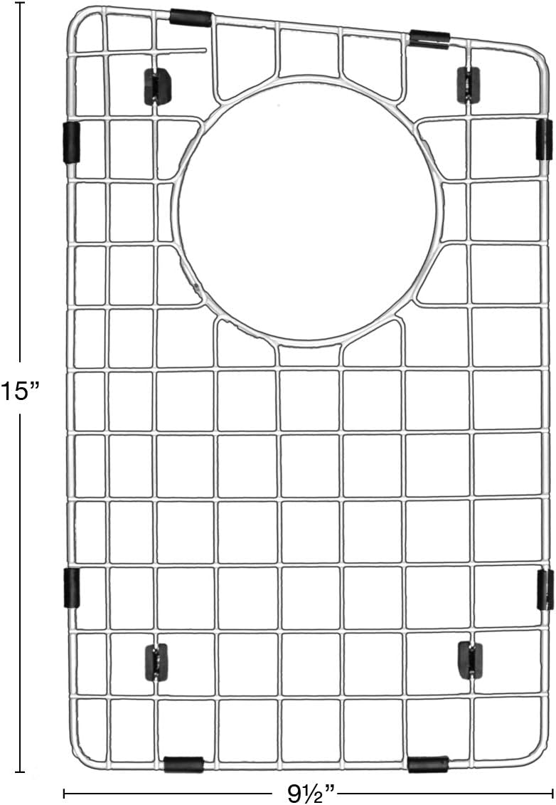 Karran GR-6008 Stainless Steel Bottom Grid 9-1/2 in. x 15 in Fits QT-711 / QU-711