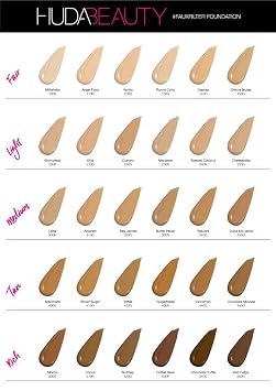 Huda Beauty Faux Filter Foundation in Latte 300N #FauxFilter