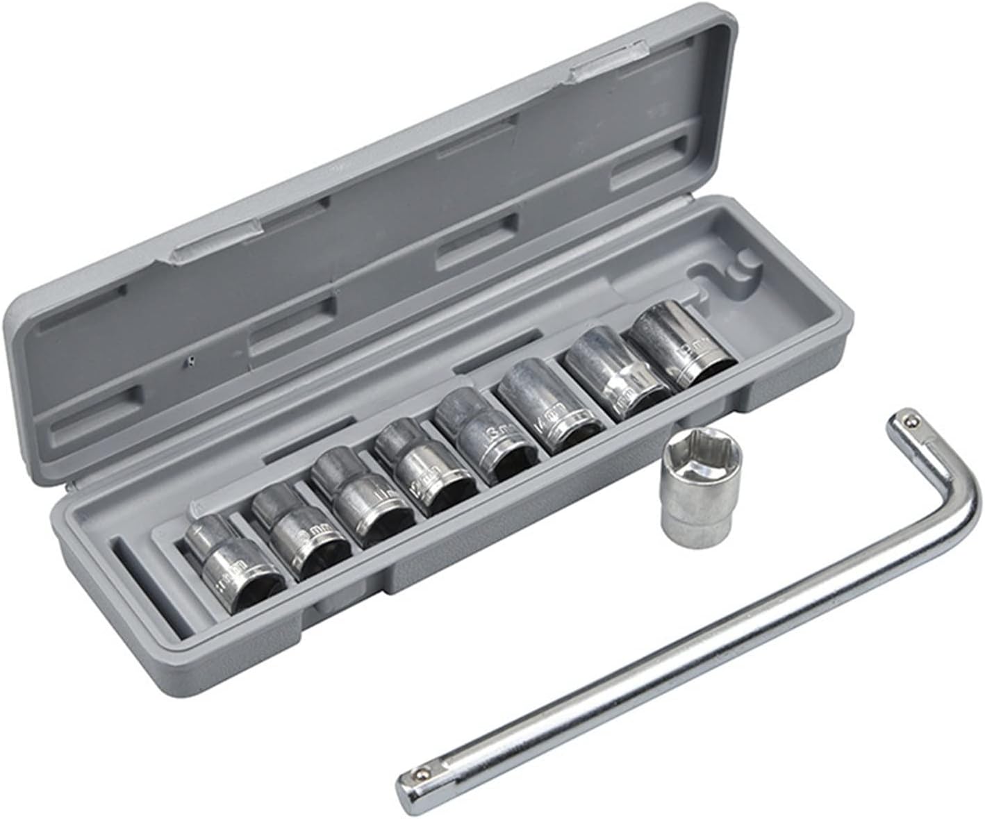 LYFDPN 10ピーススリーブセット1/2ソケットレンチスリーブツールコンビネーションセット自動車修理ツールハードウェアツール