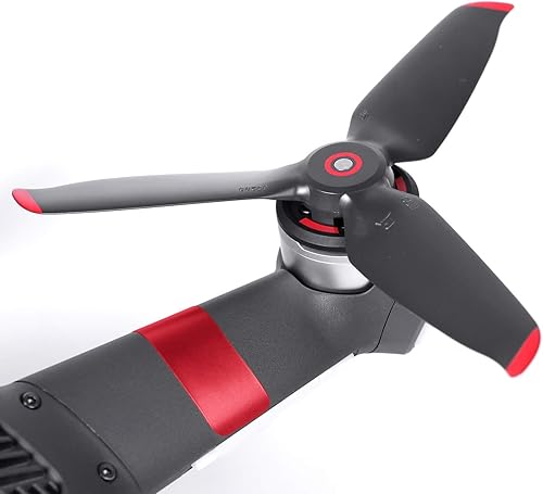 Miniatura 5 de YueLi FPV - Caja de almacenamiento de hélice de accesorios para drones, hélices de 4 palas, 2 pares con calcomanías de brazo del mismo color y para