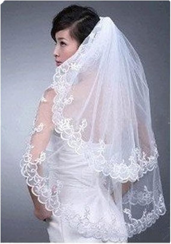正規販売代理店 結婚式 コームあり 髪飾り 花嫁 きれい レース花ウエディングロングベール 送料無料 早い者勝ち Presentacion Farletza Com