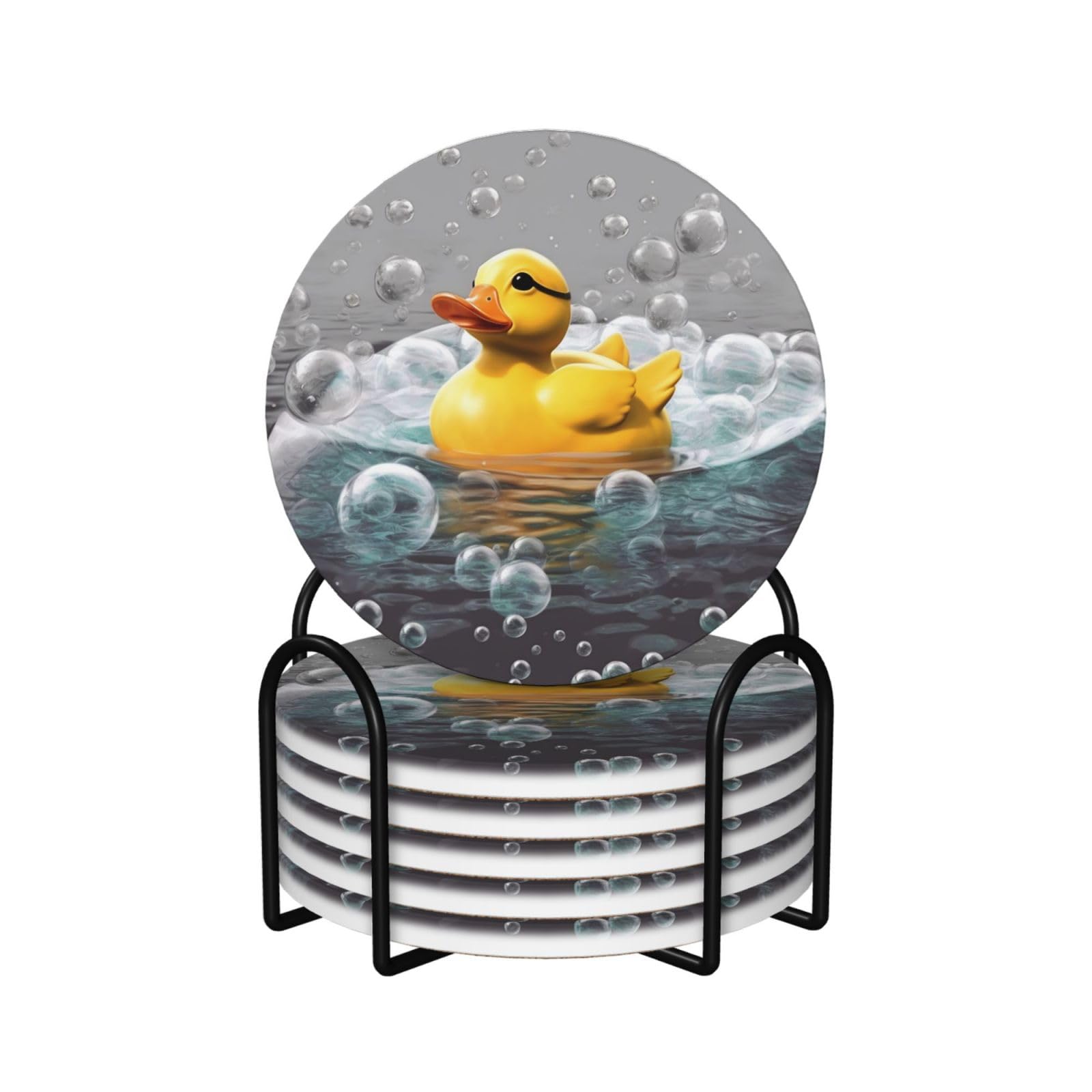 Dessous de verre support absorbant céramique liège déco table