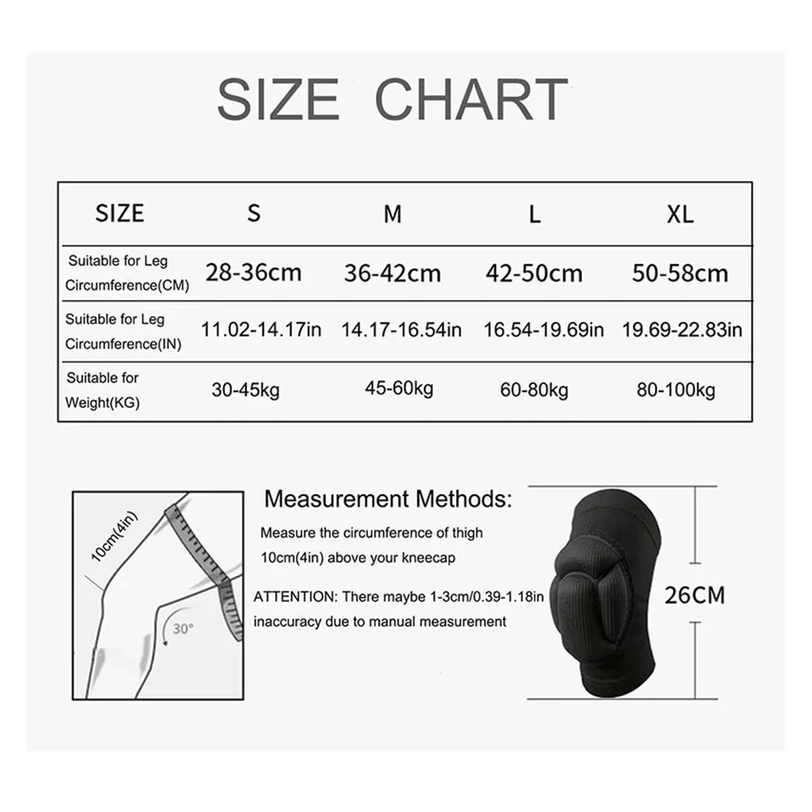 MRKU Genouillères de Sport antidérapantes, 1 Paire, Protection épaisse, équipement de Fitness et de Basketball, Homme/Femme