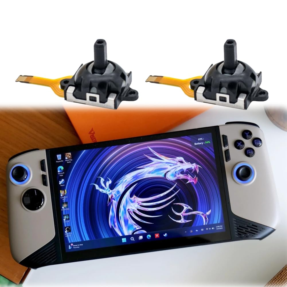 Hzxkqmil Joysticks Replacement for MSI Claw 8 AI+, Thumb Sticks