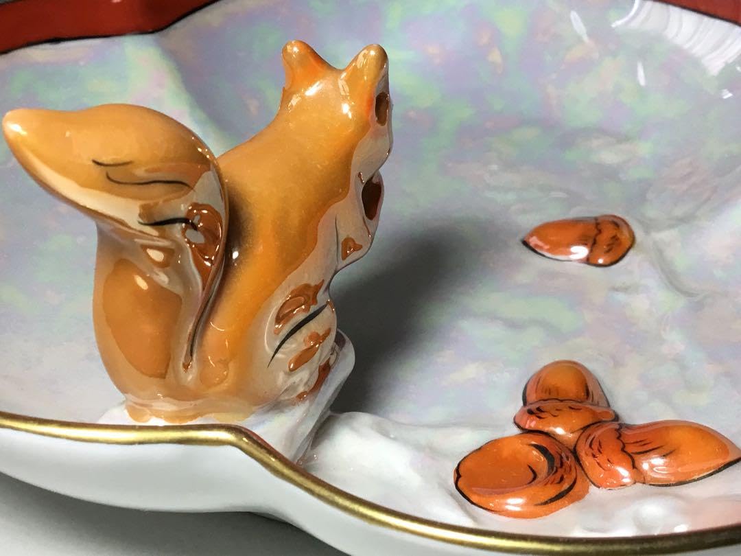 オールドノリタケ◇ドングリとリス◇ボウル 深皿 菓子皿