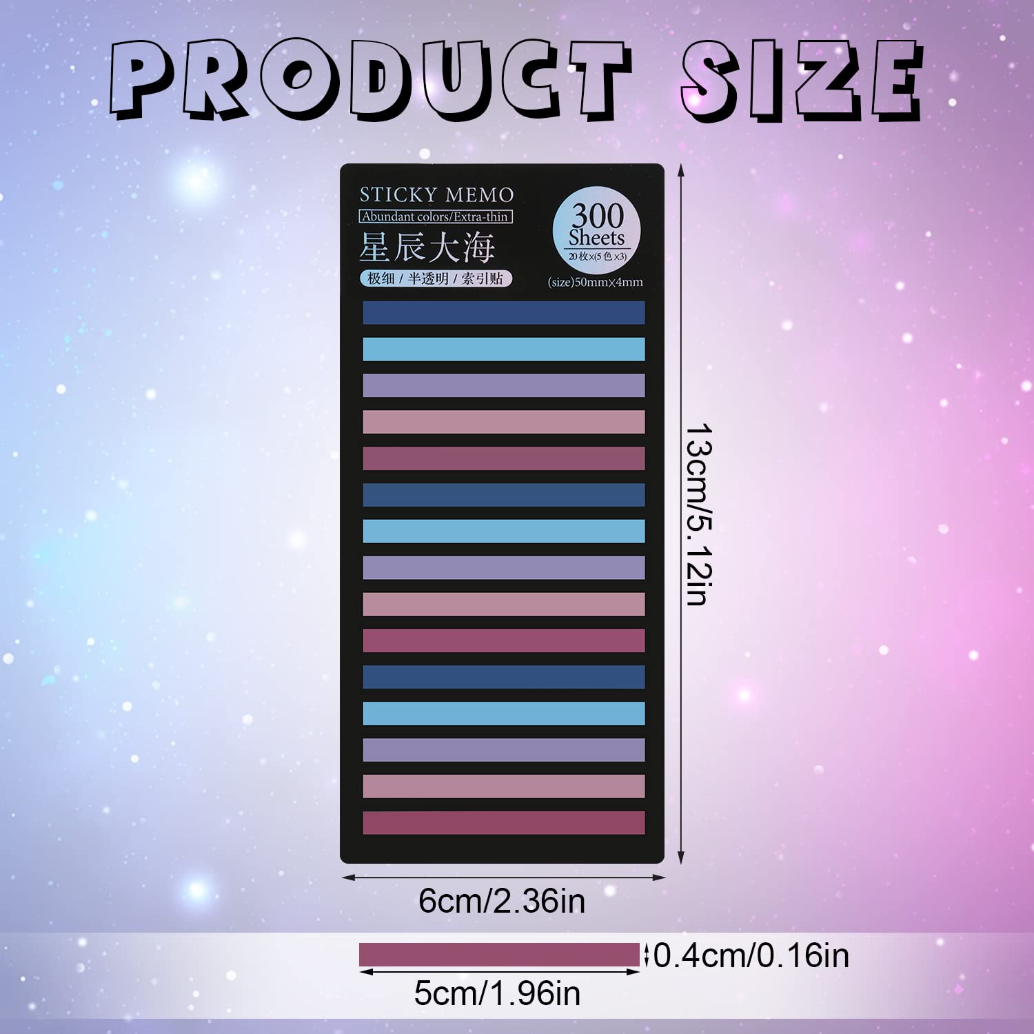 3600 Strisce Adesive Evidenziatore Colorate - Segnapagina Trasparenti E Riutilizzabili Per Leggere E Appunti - Foto 6