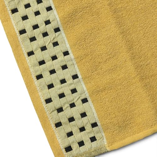 Image of Hand Towel Set of 6 (35x50 cm, 450 GSM) - Soft Cotton, Absorbent, Quick Dry - Bathroom, Wash Basin, Kitchen, Travel & Gym Face & Hand Towel for Men & Women-Multicolor