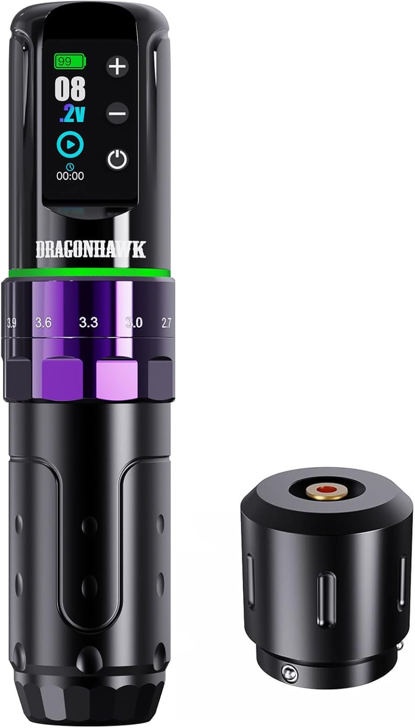 KLOWER タトゥーマシン 充電式 ワイヤレスタトゥーマシン 初心者用