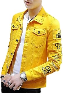 Amazon.ca: Men's Denim Jackets - Yellow 