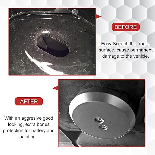 Miniatura 6 de Samman - Adaptador de almohadilla de gato Billet- Puntos de gato atornillados, almohadilla de elevación sin enjuague compatible con modelos Corvette